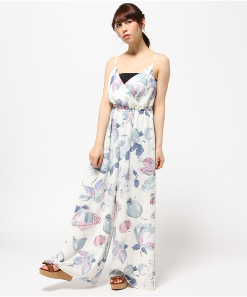 ★新品 Diagram フラワーサロペット GRACE CONTINENTAL GRACE CONTINENTAL（グレースコンチネンタル）の「フラワーワイド