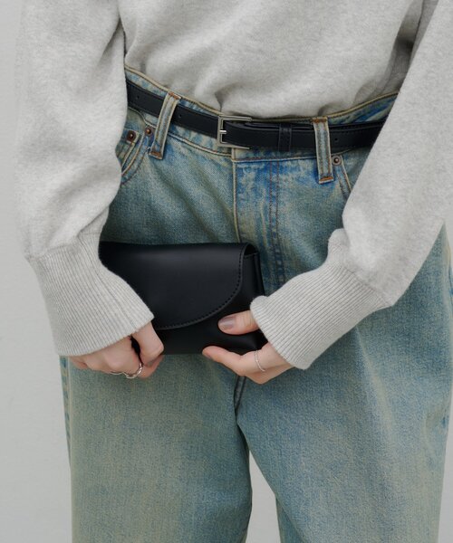 CIAOPANIC TYPY(チャオパニックティピー)の「:【ZOZO限定】アソート素材ウエストポーチベルトBAG(ボディバッグ/ウエストポーチ・レディース・ブラック/ダークブラウン/ベージュ/キャメル/グレイッシュベージュ・ONE SIZE)」の7枚目の写真