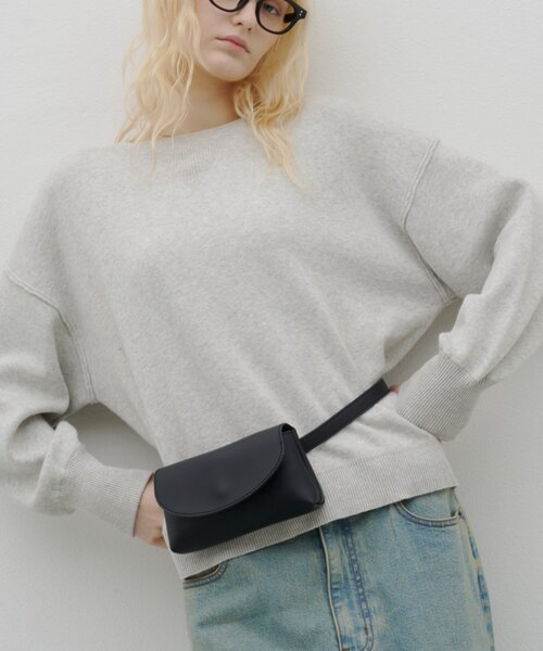 CIAOPANIC TYPY(チャオパニックティピー)の「:【ZOZO限定】アソート素材ウエストポーチベルトBAG(ボディバッグ/ウエストポーチ・レディース・ブラック/ダークブラウン/ベージュ/キャメル/グレイッシュベージュ・ONE SIZE)」の9枚目の写真