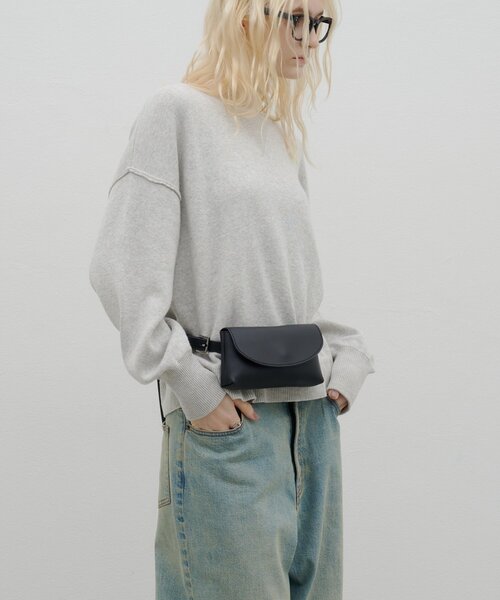 CIAOPANIC TYPY(チャオパニックティピー)の「:【ZOZO限定】アソート素材ウエストポーチベルトBAG(ボディバッグ/ウエストポーチ・レディース・ブラック/ダークブラウン/ベージュ/キャメル/グレイッシュベージュ・ONE SIZE)」の11枚目の写真
