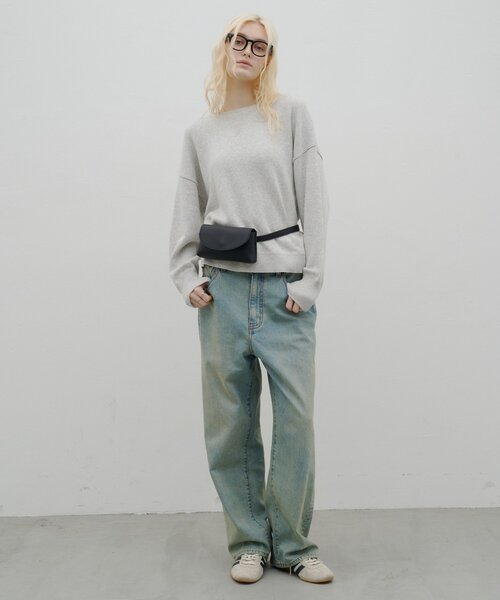 CIAOPANIC TYPY(チャオパニックティピー)の「:【ZOZO限定】アソート素材ウエストポーチベルトBAG(ボディバッグ/ウエストポーチ・レディース・ブラック/ダークブラウン/ベージュ/キャメル/グレイッシュベージュ・ONE SIZE)」の12枚目の写真