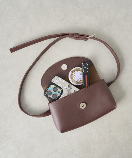CIAOPANIC TYPY(チャオパニックティピー)の「【ZOZO限定】アソート素材ウエストポーチベルトBAG(ボディバッグ/ウエストポーチ・レディース・ブラック/ダークブラウン/ベージュ・ONE SIZE)」の4枚目の写真