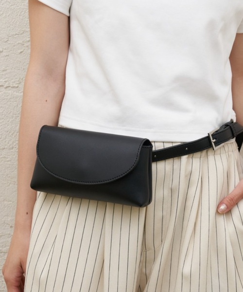 CIAOPANIC TYPY(チャオパニックティピー)の「【ZOZO限定】アソート素材ウエストポーチベルトBAG(ボディバッグ/ウエストポーチ・レディース・ブラック/ダークブラウン/ベージュ・ONE SIZE)」の7枚目の写真