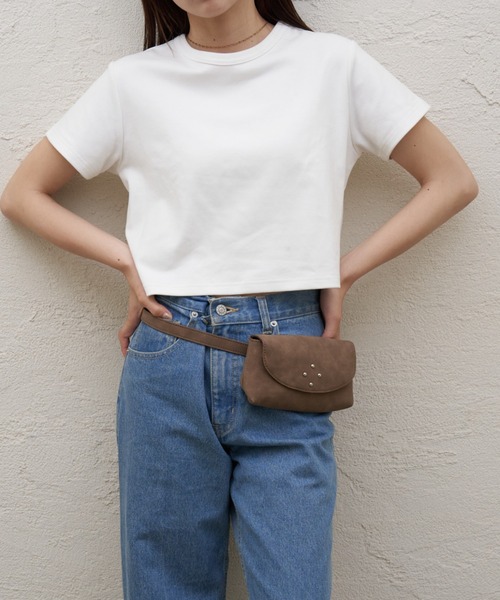 CIAOPANIC TYPY(チャオパニックティピー)の「【ZOZO限定】アソート素材ウエストポーチベルトBAG(ボディバッグ/ウエストポーチ・レディース・ブラック/ダークブラウン/ベージュ・ONE SIZE)」の10枚目の写真