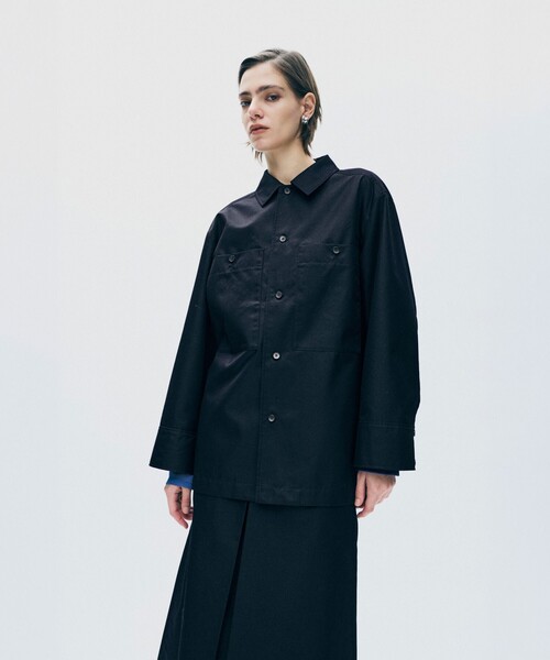 uncrave（アンクレイヴ）の「チノギャバジン カバーオール（カバーオール・レディース・ホワイト系/ネイビー系/ベージュ系・1/FREE）」の3枚目の写真