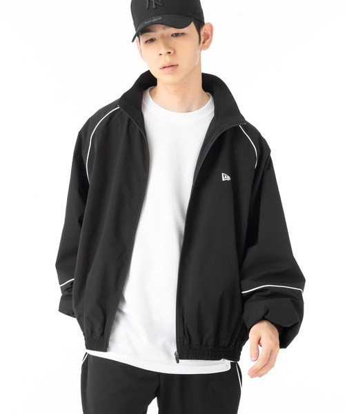 NEW ERA(ニューエラ)の「ニューエラ パフォーマンスアパレル パイピングトラックジャケット(その他アウター・メンズ・ブラック・XL/L/M/S/XXL)」の2枚目の写真