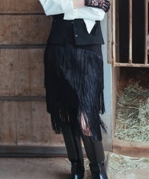 sahara | 【26AW PRE ORDER】Fringe Midi Skirt(スカート)