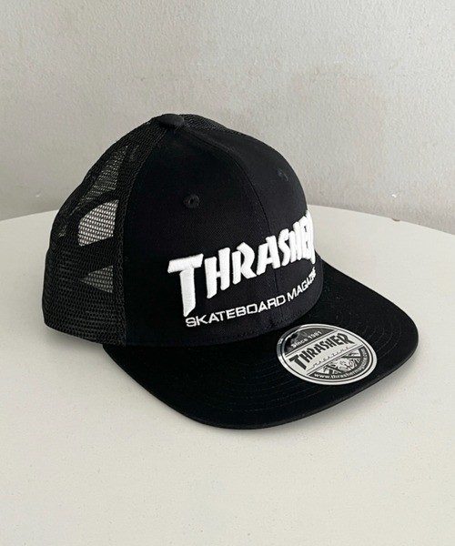 THRASHER（スラッシャー）の「MAG LOGO ツイルメッシュ平ツバキャップ（キャップ・キッズ・ブラック・FREE）」の15枚目の写真