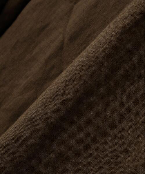 YLEVE(イレーヴ)の「YLEVE / LINEN BROADCLOTH SHIRT(シャツ/ブラウス・メンズ・ブラウン/ホワイト・4/5)」の13枚目の写真