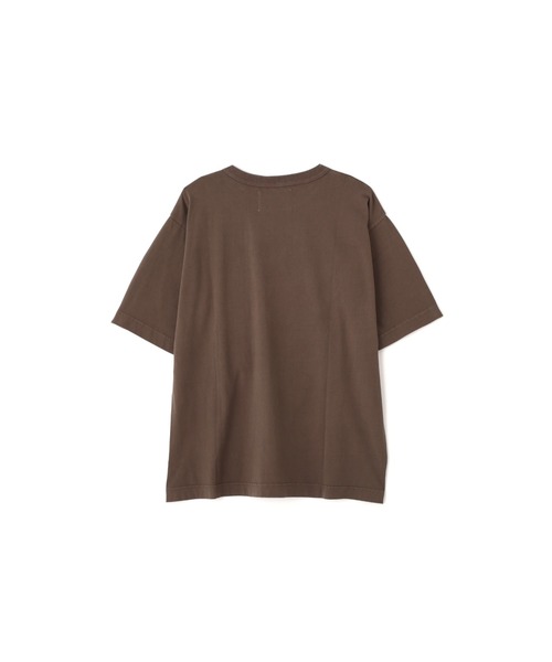 MHL.（エムエイチエル）の「FADED ROUGH COTTON JERSEY（Tシャツ/カットソー・メンズ・ライトブラウン/セージグリーン・LARGE/MEDIUM）」の4枚目の写真