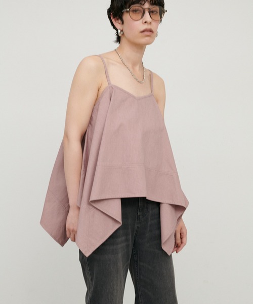LARUTA(ラルータ)の「【LARUTA】イレギュラーヘムバックリボンキャミ(キャミソール・レディース・ピンク/ライトベージュ・FREE)」の16枚目の写真
