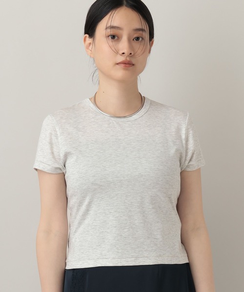 A part by(アパートバイ)の「【20周年】Apb_ロゴTシャツ(Tシャツ/カットソー・レディース・ライトピンク/ライトグレー/ボルドー/オフホワイト/ブラウン・FREE)」の18枚目の写真
