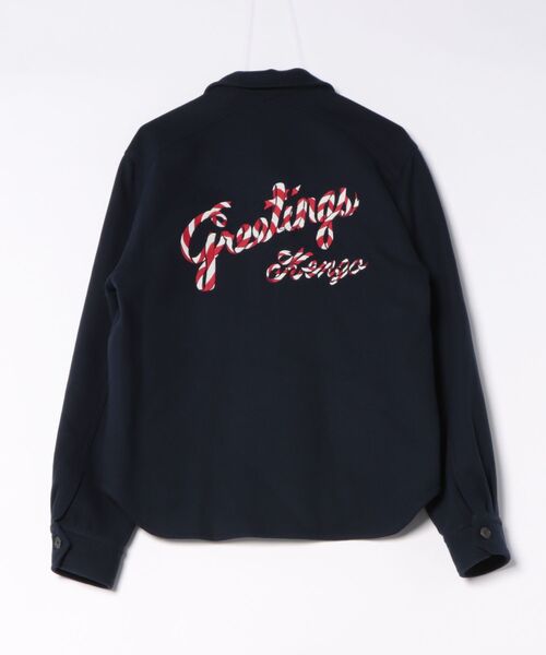 KENZO Winter Holidays' オーバーシャツ イン ウール（シャツ/ブラウス