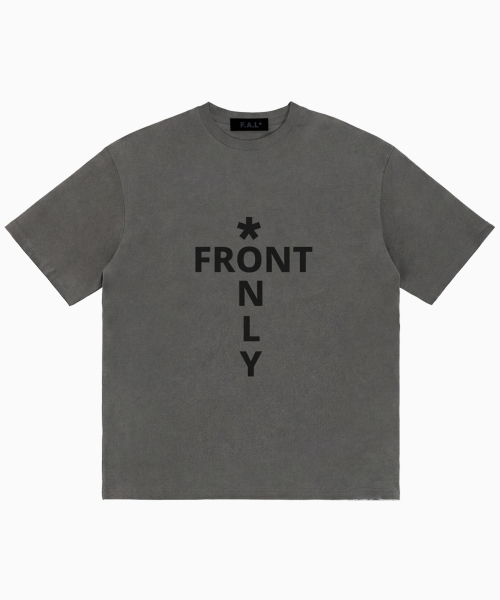 MOON FAIRY（ムーンフェアリー）の「CROSS オーバーサイズ 半袖Tシャツ [チャコール]（Tシャツ/カットソー・レディース・その他・LARGE/MEDIUM/X-LARGE/SMALL）」の2枚目の写真