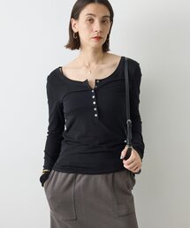 GALLARDAGALANTE | 【La nature linge】キュプラハイツイストヘンリーロンTee(Tシャツ/カットソー)