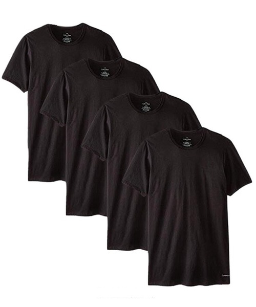 Calvin Klein(カルバン・クライン)の「Calvin Klein Tシャツ クルーネック半袖 4枚組(Tシャツ/カットソー・メンズ・ホワイト系その他/ホワイト/ブラック・LARGE/MEDIUM/X-LARGE/SMALL)」の3枚目の写真