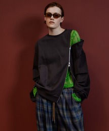 Tulle Combination Sweatshirt/チュールコンビスウェット【MAISON