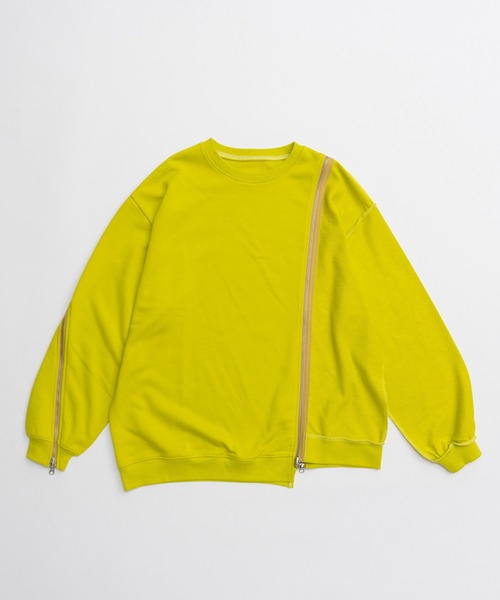 MAISON SPECIAL(メゾンスペシャル)の「【2026Autumn PRE-ORDER】Reverse Zipper Sweatshirt/リバースファスナースウェット(スウェット・レディース・ライトグレー/チャコールグレー/イエロー/ブルー・FREE)」の1枚目の写真