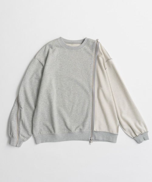 MAISON SPECIAL(メゾンスペシャル)の「【2026Autumn PRE-ORDER】Reverse Zipper Sweatshirt/リバースファスナースウェット(スウェット・レディース・ライトグレー/チャコールグレー/イエロー/ブルー・FREE)」の19枚目の写真
