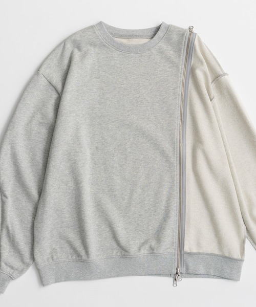 MAISON SPECIAL(メゾンスペシャル)の「【2026Autumn PRE-ORDER】Reverse Zipper Sweatshirt/リバースファスナースウェット(スウェット・レディース・ライトグレー/チャコールグレー/イエロー/ブルー・FREE)」の20枚目の写真