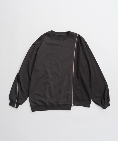 MAISON SPECIAL(メゾンスペシャル)の「【2026Autumn PRE-ORDER】Reverse Zipper Sweatshirt/リバースファスナースウェット(スウェット・レディース・ライトグレー/チャコールグレー/イエロー/ブルー・FREE)」の18枚目の写真