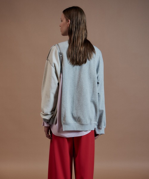 MAISON SPECIAL(メゾンスペシャル)の「【2026Autumn PRE-ORDER】Reverse Zipper Sweatshirt/リバースファスナースウェット(スウェット・レディース・ライトグレー/チャコールグレー/イエロー/ブルー・FREE)」の9枚目の写真