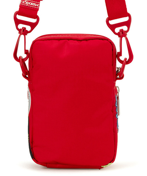 LeSportsac(レスポートサック)の「PW MINI PHONE XBODY パッチワークレッドミニフォーンクロスボディ(ショルダーバッグ・レディース・レッド・FREE)」の6枚目の写真