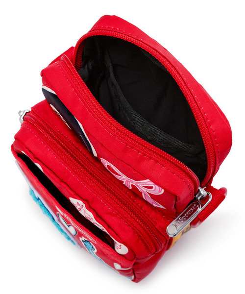 LeSportsac(レスポートサック)の「PW MINI PHONE XBODY パッチワークレッドミニフォーンクロスボディ(ショルダーバッグ・レディース・レッド・FREE)」の8枚目の写真
