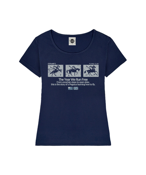PRIMATE(プライメイト)の「RUN FREE レディース Uネック スリムフィット 半袖Tシャツ 6 COLORS(Tシャツ/カットソー・レディース・ホワイト/ネイビー/ミックスグレー/ピンク/ブラック/ミント・SMALL/MEDIUM)」の5枚目の写真
