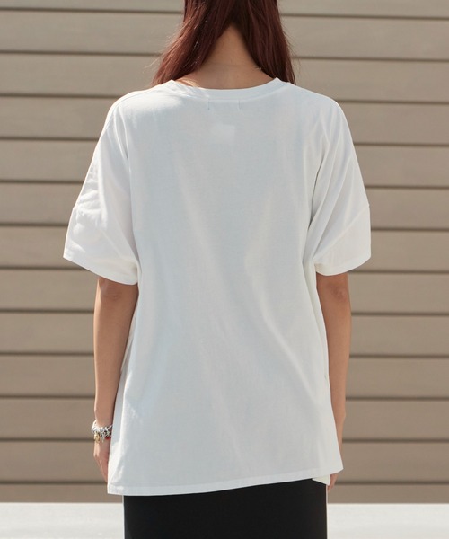 GOOD ROCK SPEED(グッドロックスピード)の「GOOD ROCK SPEED/グッドロックスピード Serve The Servants Dolman T-Shirt プリントTシャツ 半袖 クルーネック ドルマンスリーブ メンズ レディース 2026年 夏 夏服(Tシャツ/カットソー・レディース・ホワイト・FREE)」の14枚目の写真
