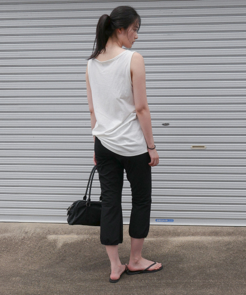 STEP AROUND(ステップアラウンド)の「Summer Easy Banding Pants_BLACK(その他パンツ・レディース・その他・SMALL/MEDIUM/LARGE)」の2枚目の写真