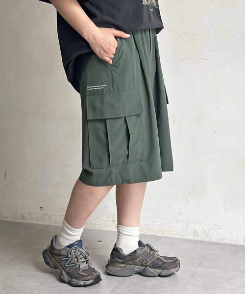 CPCM(シーピーシーエム)の「【AIRHOLE】カーゴショーツ(その他パンツ・メンズ・ブラック/カーキ・FREE)」の1枚目の写真