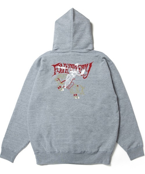 430（フォーサーティ）の「mpa4188-TF ZEPPELIN Z-U PARKA ジップアップパーカー(26-188)（パーカー・メンズ・ブラック/ネイビー/ヘザーグレー/チャコールグレー・1/2/3/0）」の3枚目の写真