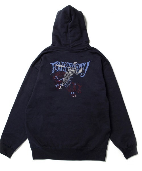 430（フォーサーティ）の「mpa4188-TF ZEPPELIN Z-U PARKA ジップアップパーカー(26-188)（パーカー・メンズ・ブラック/ネイビー/ヘザーグレー/チャコールグレー・1/2/3/0）」の8枚目の写真