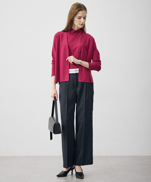 ICB(アイシービー)の「アセテートハイゲージ ノースリーブニット(ニット/セーター・レディース・ダークブラウン系/ブラック系/オールドローズ系・SMALL/X-SMALL)」の15枚目の写真