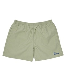 Ol' Basics(オール・ベーシックス) ショートパンツ ベーシックロゴ 刺繍 ナイロン 膝上丈 水陸両用 バギーショーツ パンツ アメカジ カジュアル アウトドア レジャー フェス 夏 メンズ レディース ユニセックス
