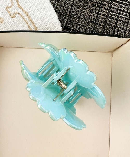 DiamondHearts（ダイヤモンドハーツ）の「オーロラハイビスカスバンスクリップ（バレッタ/ヘアクリップ・レディース・A/B/C/D/E/F/G/H/I/J・FREE）」の15枚目の写真