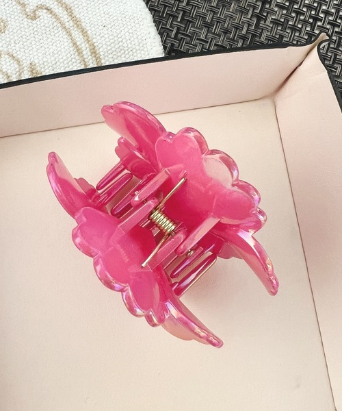 DiamondHearts（ダイヤモンドハーツ）の「オーロラハイビスカスバンスクリップ（バレッタ/ヘアクリップ・レディース・A/B/C/D/E/F/G/H/I/J・FREE）」の21枚目の写真