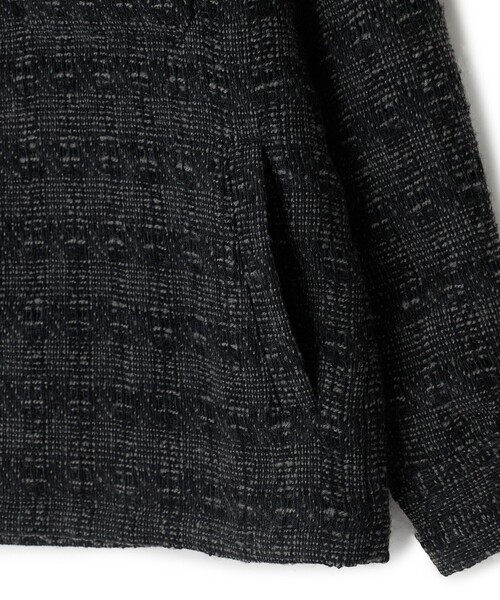 MEN'S BIGI(メンズビギ)の「総裏ツイード CPOシャツアウター(ブルゾン・メンズ・パープル/チャコールグレー/ブラック・03/02/01)」の18枚目の写真