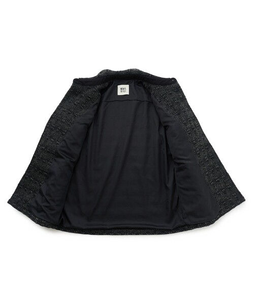 MEN'S BIGI(メンズビギ)の「総裏ツイード CPOシャツアウター(ブルゾン・メンズ・パープル/チャコールグレー/ブラック・03/02/01)」の20枚目の写真