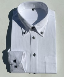 ビジネスシャツ 長袖 秋服 ノーアイロン Yシャツ ストレッチ 清潔速乾 ソフトタッチ 選べるレギュラーとボタンダウン