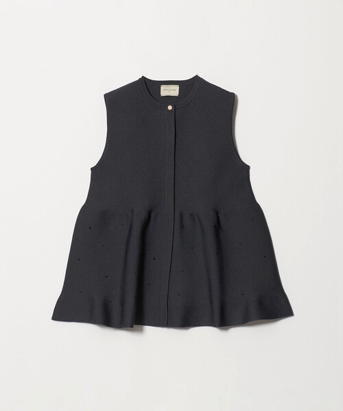 UNITED ARROWS(ユナイテッドアローズ)の「ビジュー ベスト ‐ウォッシャブル‐(ベスト・レディース・ネイビー/ブラック/ダークグレー・FREE)」の1枚目の写真