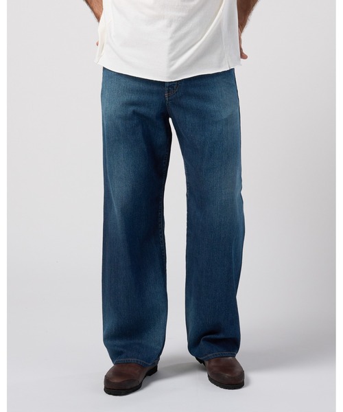 wjk（ダヴルジェイケイ）の「8 oz denim slacks（デニムパンツ・メンズ・ブラック/ホワイト/インディゴブルー・X-LARGE/LARGE/MEDIUM/SMALL）」の4枚目の写真