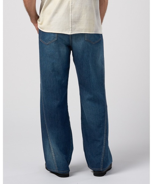 wjk（ダヴルジェイケイ）の「8 oz denim slacks（デニムパンツ・メンズ・ブラック/ホワイト/インディゴブルー・X-LARGE/LARGE/MEDIUM/SMALL）」の6枚目の写真