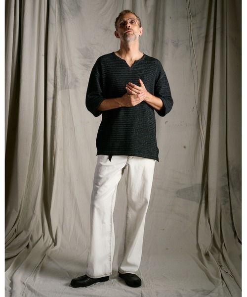 wjk（ダヴルジェイケイ）の「8 oz denim slacks（デニムパンツ・メンズ・ブラック/ホワイト/インディゴブルー・X-LARGE/LARGE/MEDIUM/SMALL）」の16枚目の写真