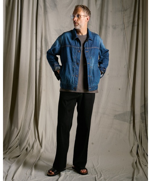 wjk（ダヴルジェイケイ）の「8 oz denim slacks（デニムパンツ・メンズ・ブラック/ホワイト/インディゴブルー・X-LARGE/LARGE/MEDIUM/SMALL）」の22枚目の写真