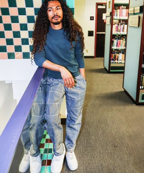 COOKMAN（クックマン）の「Cookman クックマン シェフパンツ イージーパンツ Glen Check Black（その他パンツ・メンズ・ブラック・LARGE/MEDIUM）」の2枚目の写真