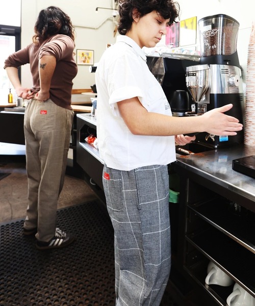 COOKMAN（クックマン）の「Cookman クックマン シェフパンツ イージーパンツ Glen Check Black（その他パンツ・メンズ・ブラック・LARGE/MEDIUM）」の3枚目の写真