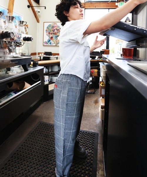 COOKMAN（クックマン）の「Cookman クックマン シェフパンツ イージーパンツ Glen Check Black（その他パンツ・メンズ・ブラック・LARGE/MEDIUM）」の4枚目の写真