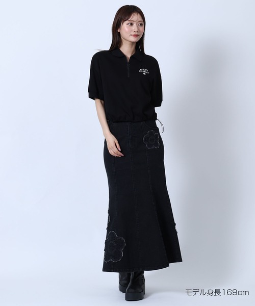 MARY QUANT(マリークワント)の「ボンディングポロ プルオーバー(ポロシャツ・レディース・ブラック/グレー/ブラウン・M)」の11枚目の写真